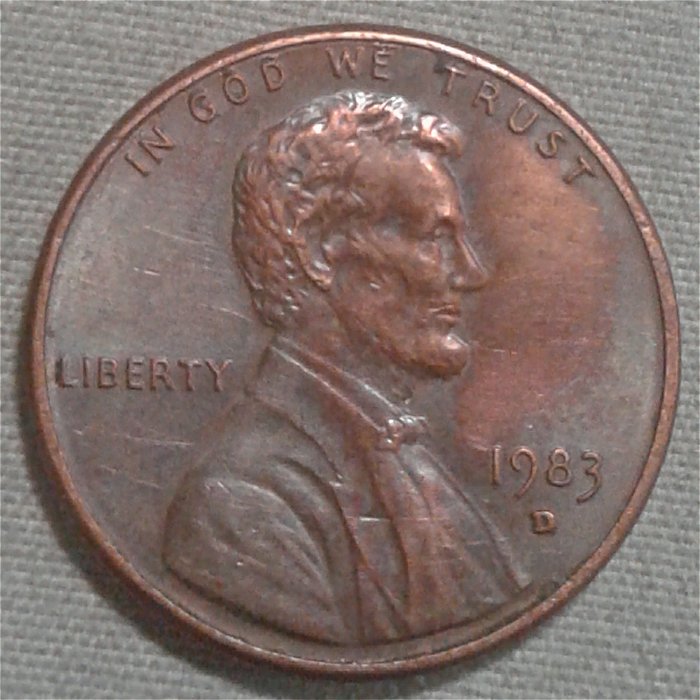 1983-D-Lincoln-Penny,-Double-Die-Or-Ear?