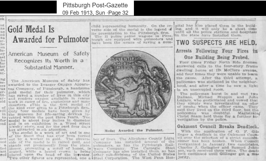 Gorham-CO-Scientific-American-Medal-Id:-Draeger-Pulmonator-Medal