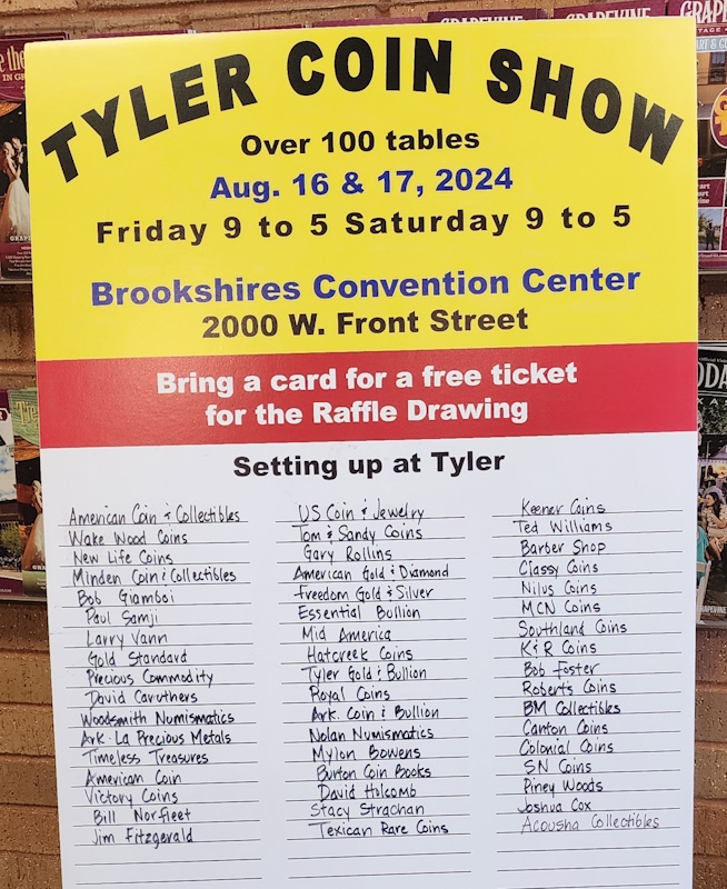 Beaumont-TX-Coin-Show:-8/16-And-8/17