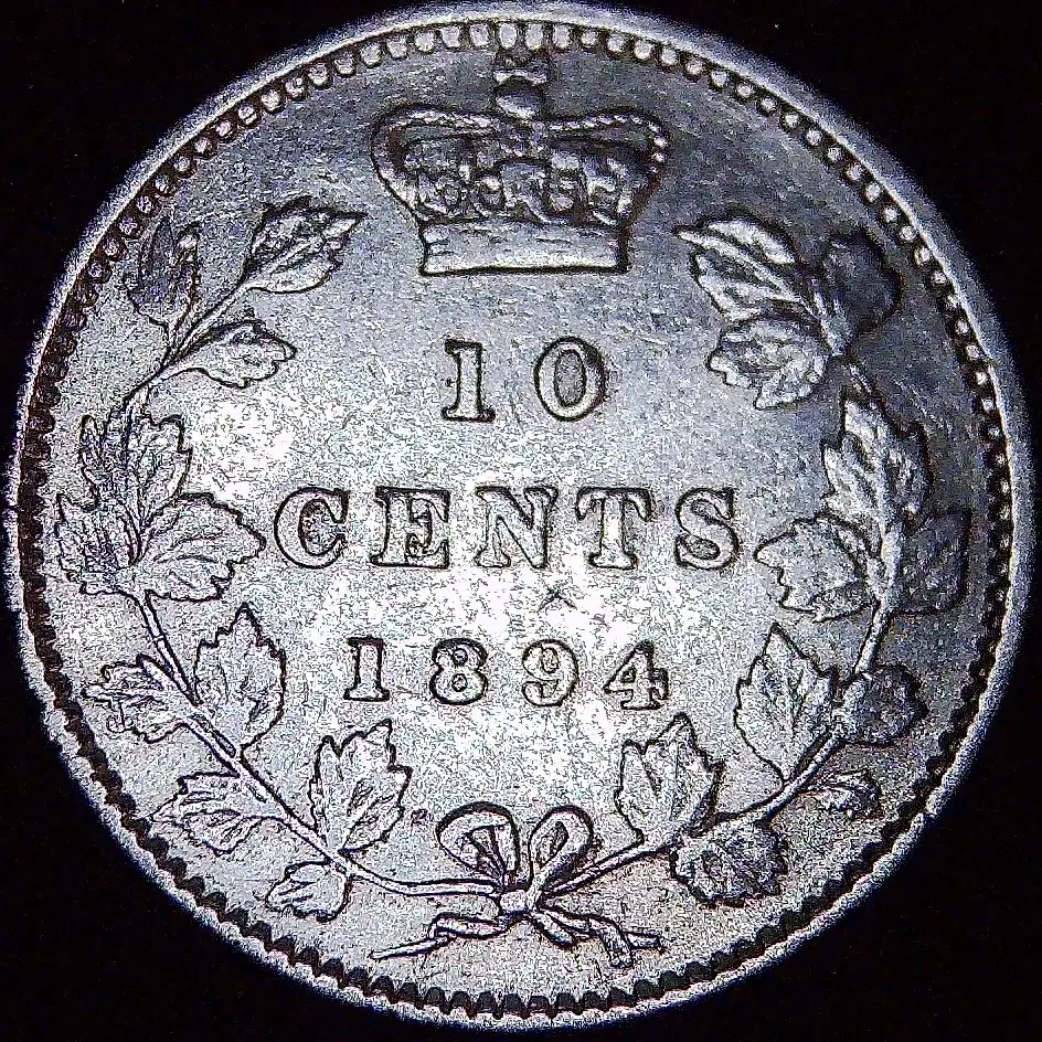 1894-10-Cent---VF-30-?