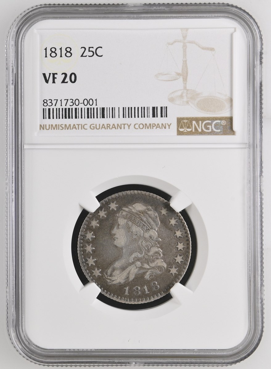 1818-Bust-Quarter---NGC---Updated-With-Results