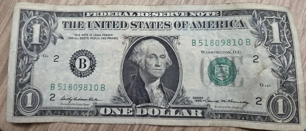 An-Old-Dollar-Bill-In-Change