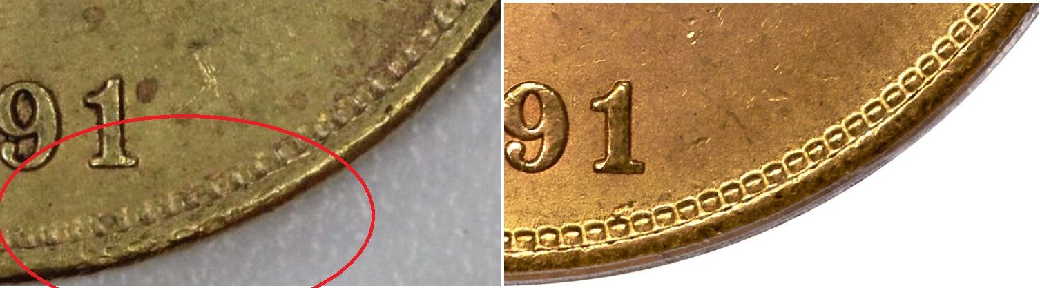 1891-S-Double-Eagle:--Easily-Verifying-A-PCGS-Labeled-