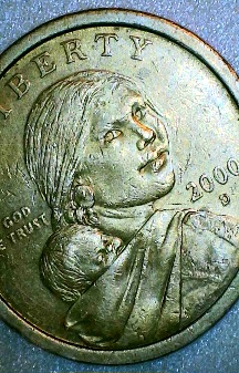 2000-D-Sacagawea-Dollar-W-Multiple-Errors-And-Possibly-Strike-Through