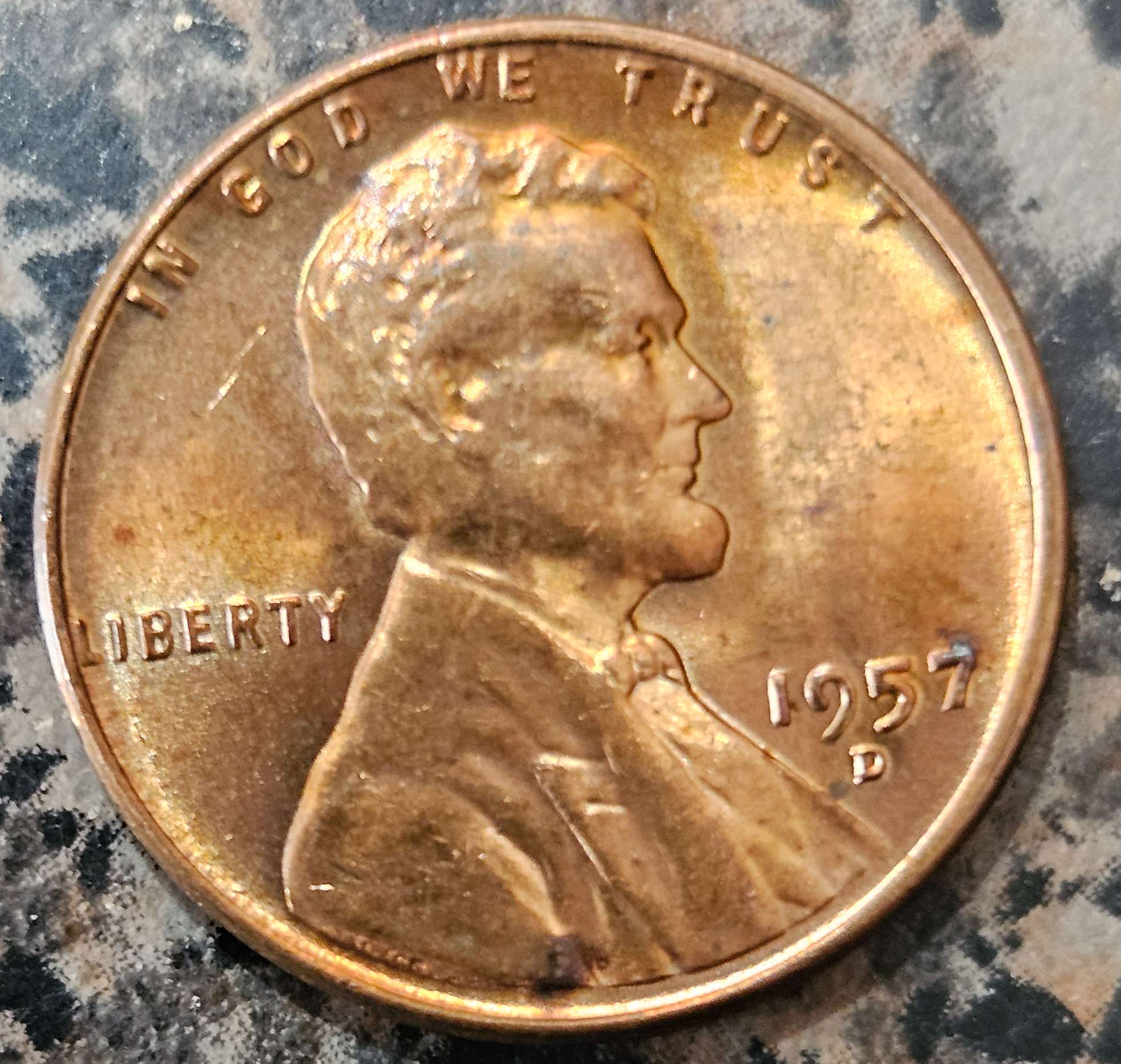 1957-D-Wheat-Penny-Value-/-Grade