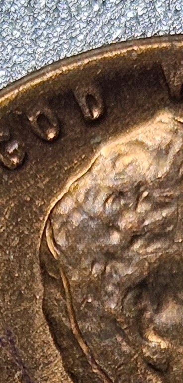 1965-LMC-Strange-Mark-On-Front-Of-Coin