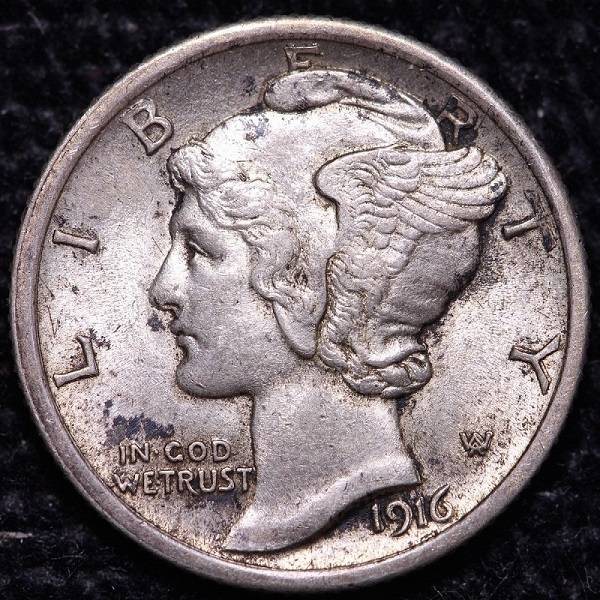 1916-FSB-Mercury-Dime-DDO-Error?--Very-Prominent.--Rare?--Comments?--Fake?