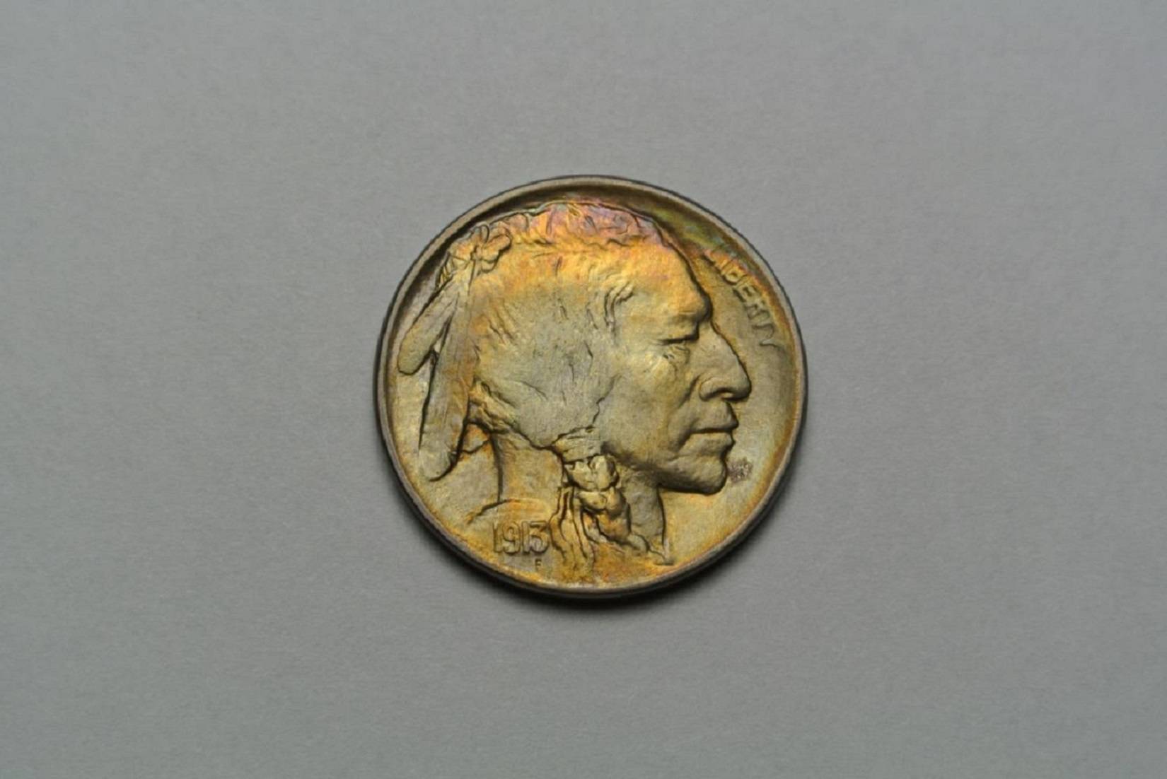 1913-Type-2-Buffalo-Head-Nickel-Toned