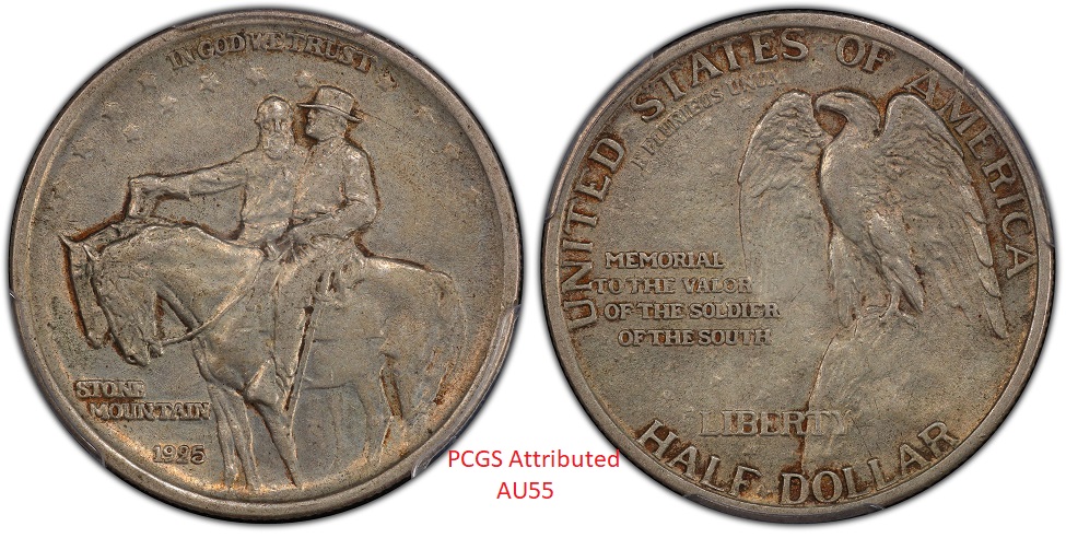 1925-50c-Stone-Mountain-Commemorative.--Graded-Comments/Knowledge.