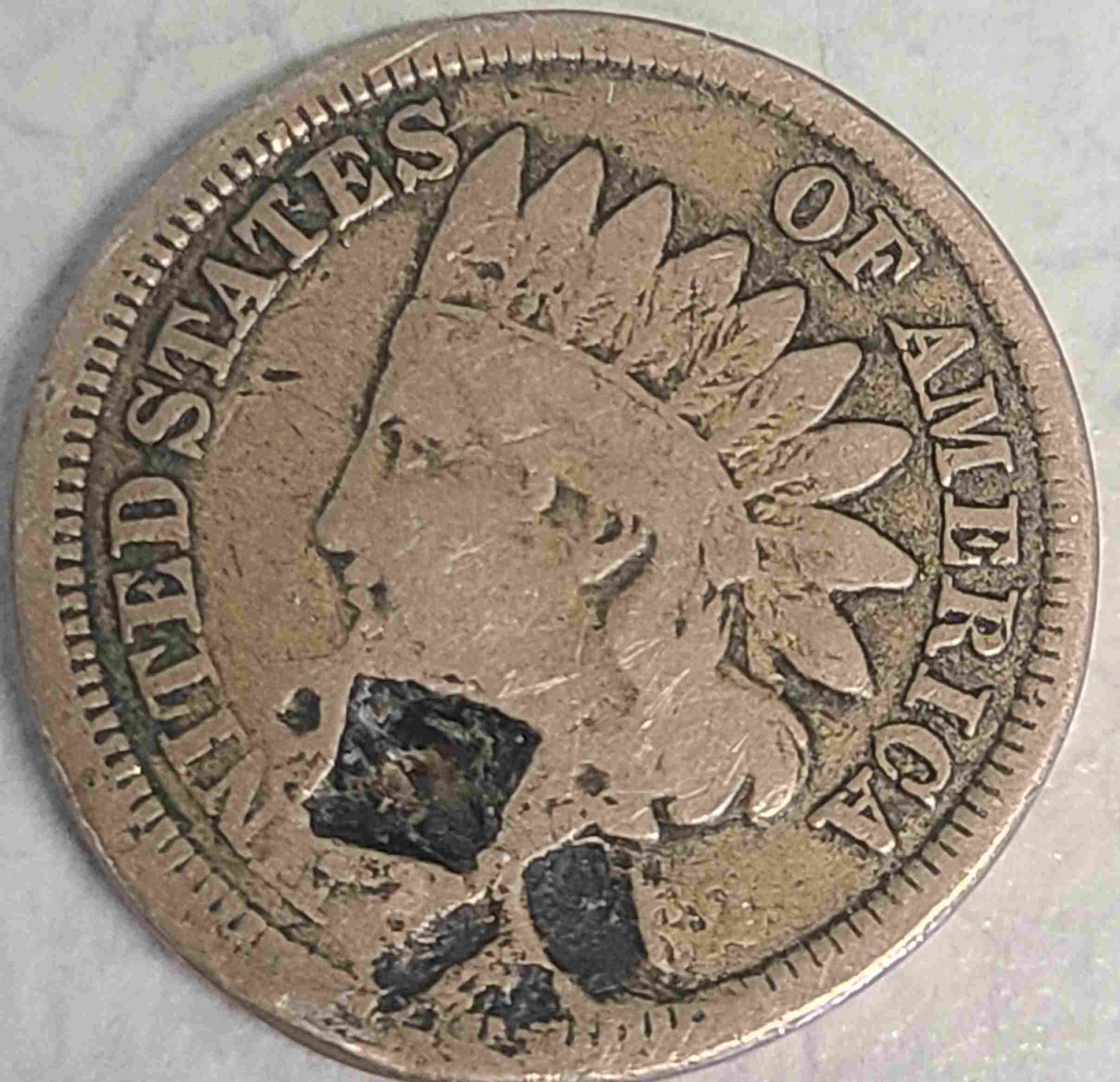 1862-Indian-Penny-With-Strange-Marks