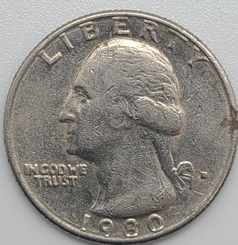 1980-Quarter-With-Rim-Marks-All-Around