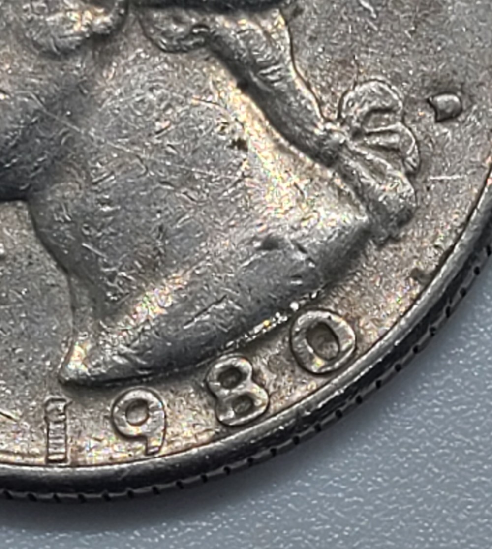 1980-Quarter-With-Rim-Marks-All-Around