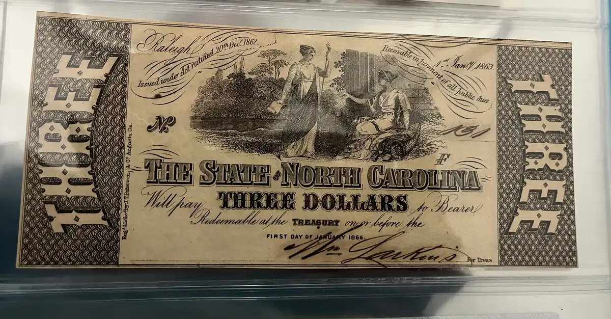 North-Carolina-3-Dollar-Note