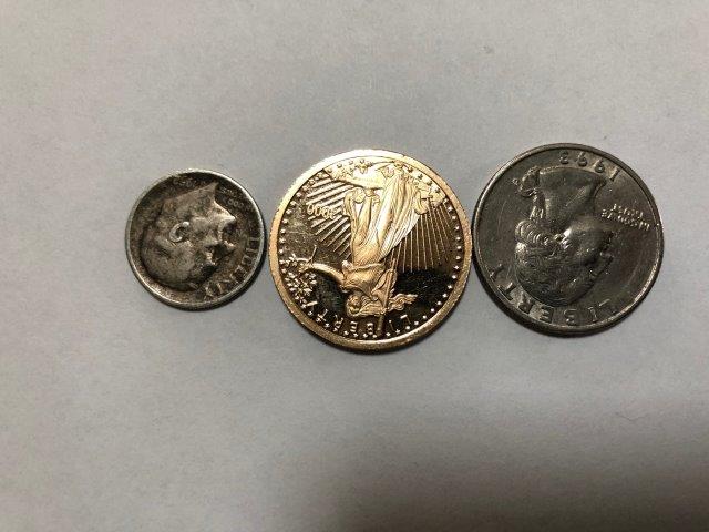 2-Sided-American-Eagle-2000-Gold-And-Silver