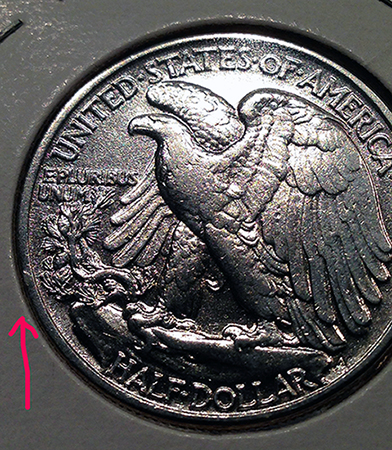 1943-Walking-Liberty-Half-Dollar---Possible-Cud?