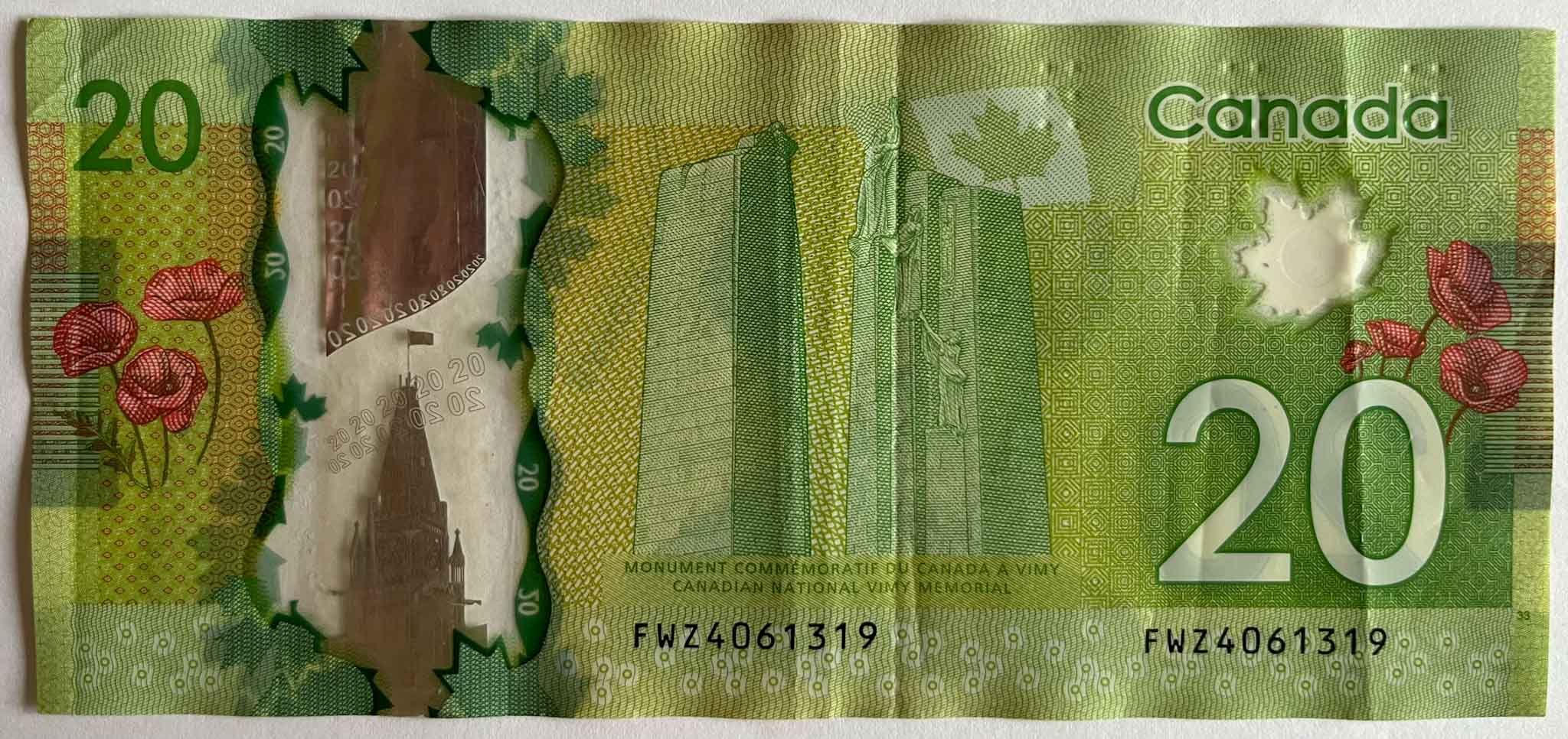 $20-Polymer-Wilkins-Poloz-With-Prefixes-Fwx,-Fwy,-Fwz