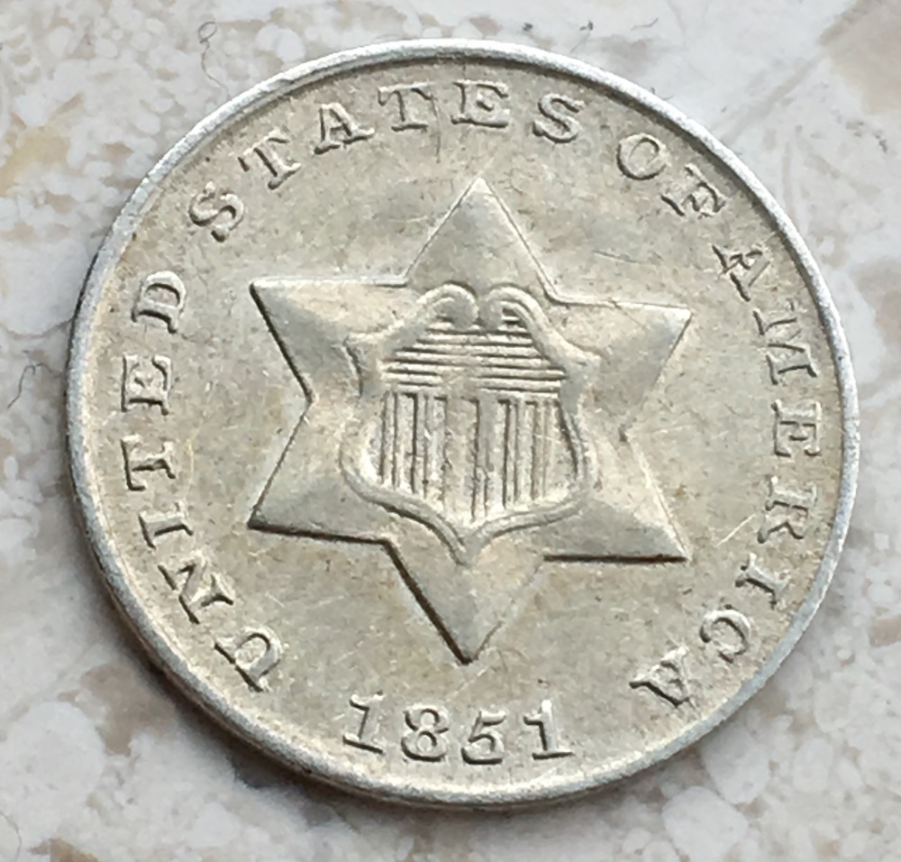 1851-Three-Cent-Piece