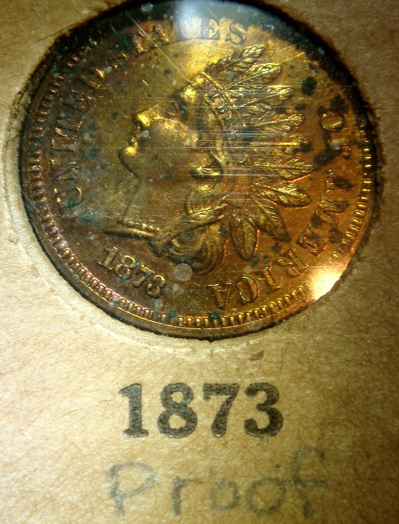 Flying-Eagle-/-Indian-Head-Collection-In-Old-Album-Pages