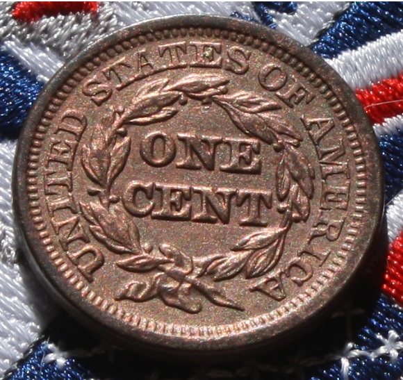 Painted/Colored-1846-Large-Cent