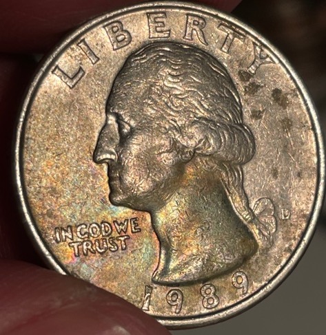 1989-D-Washington-Quarter-Toning