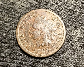 1884-Indian-Head-Cent-F.s.-401-MPD-Variety-?