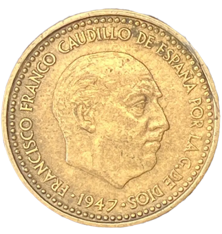 Spain-1947-56-1-Paseta---Would-This-Be-Considered-Mint-State?