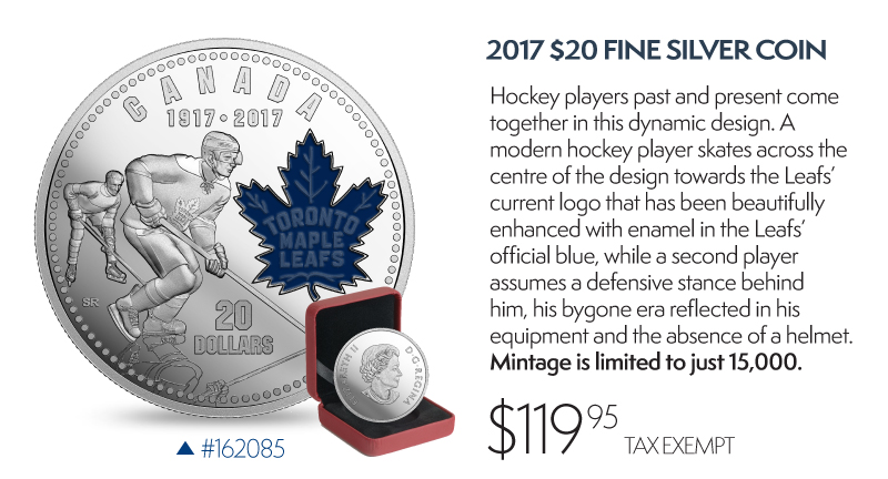 Maple-Leafs-100th-Loonie,-$3-And-$20