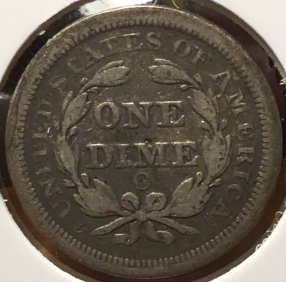 1852-O-Seated-Liberty-Dime