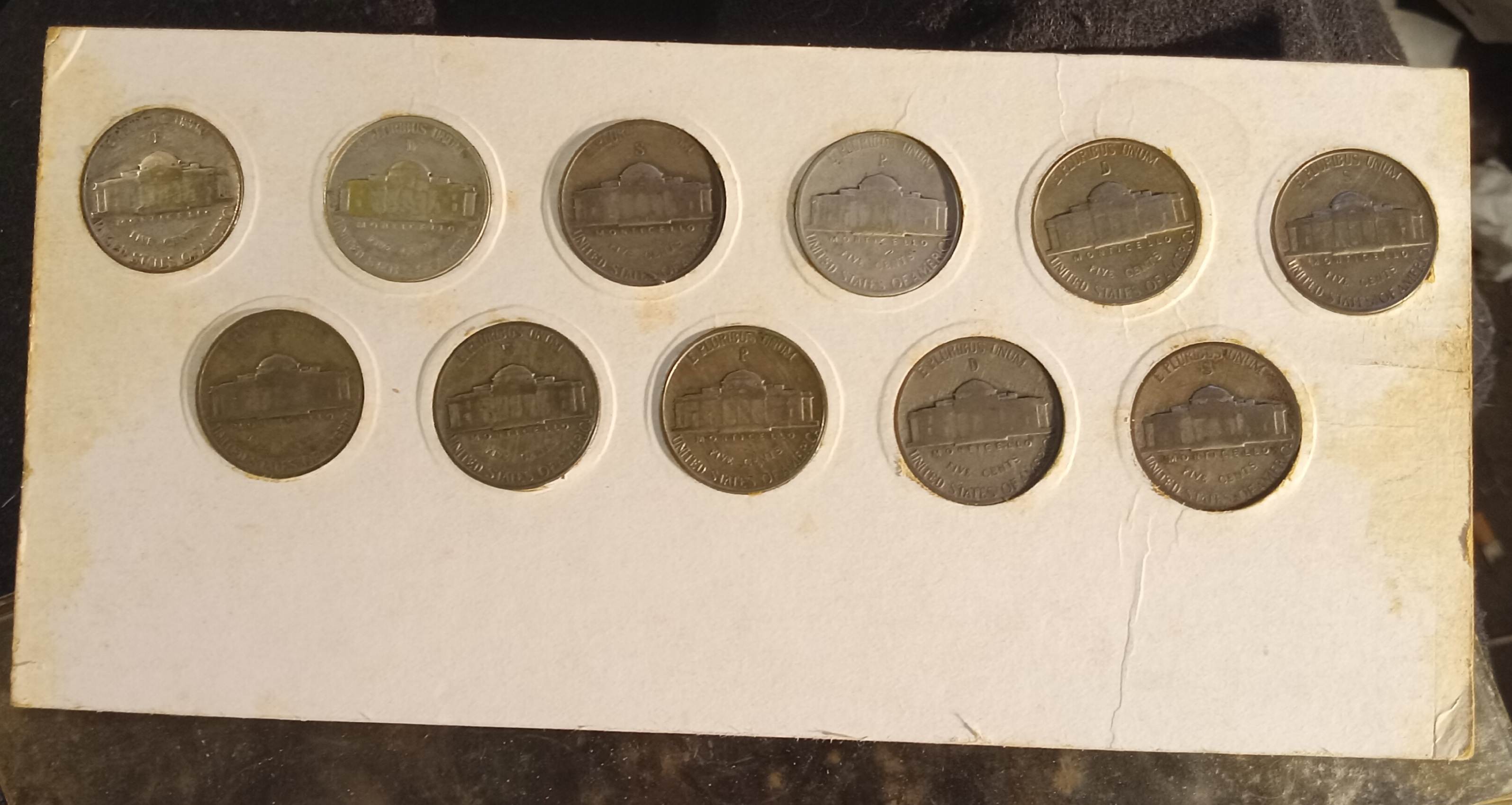 Any-Info-On-These-War-Nickels,-Inserted-Into-Crown-Sets?--Lamination-Common?