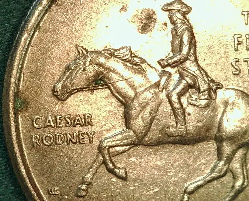 1999-Deleware-Quarter---'Spitting-Horse'