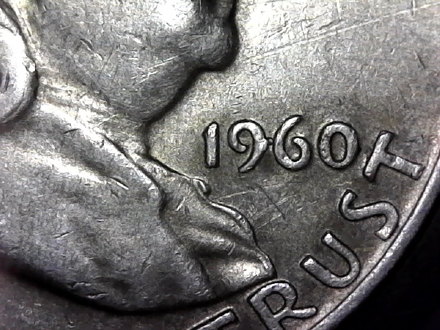 1960-D-Franklin-Half.-Just-Found-Another-Misshapen-9-!-Die-Chip?