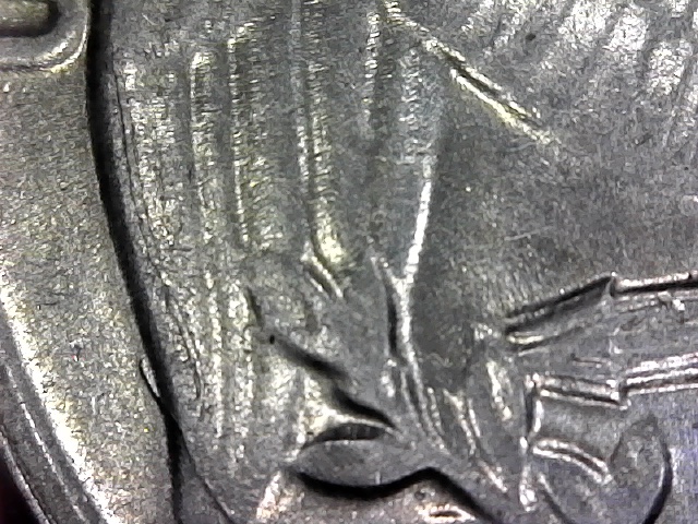 1964-D-Washington-Quarter.-Is-This-A-Die-Crack-On-The-Edge-Of-The-Wing?