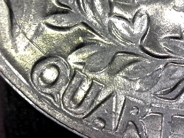 1964-D-Washington-Quarter.-Is-This-A-Die-Crack-On-The-Edge-Of-The-Wing?