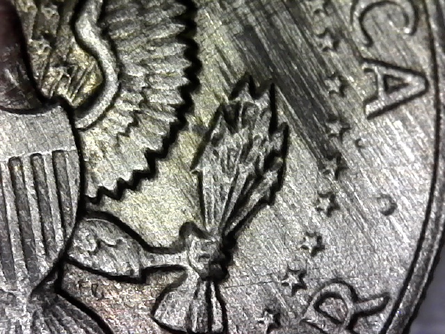 1964-Kennedy-Half-Uncirculated-Roll-All-With-Harsh-Polish-Lines