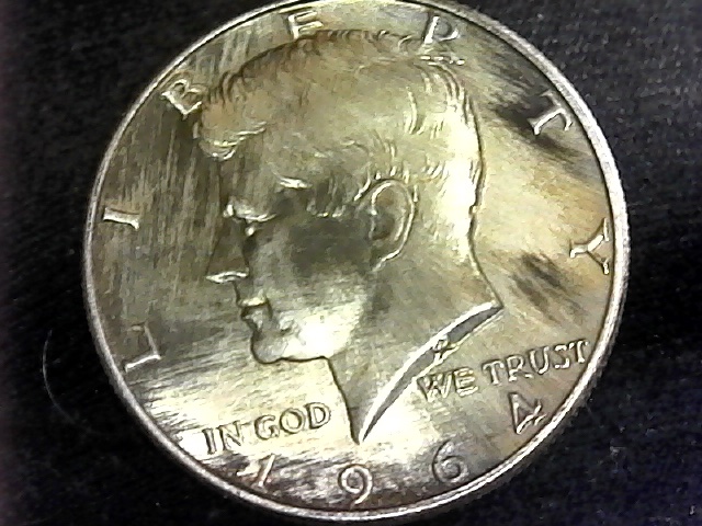 1964-Kennedy-Half-Uncirculated-Roll-All-With-Harsh-Polish-Lines