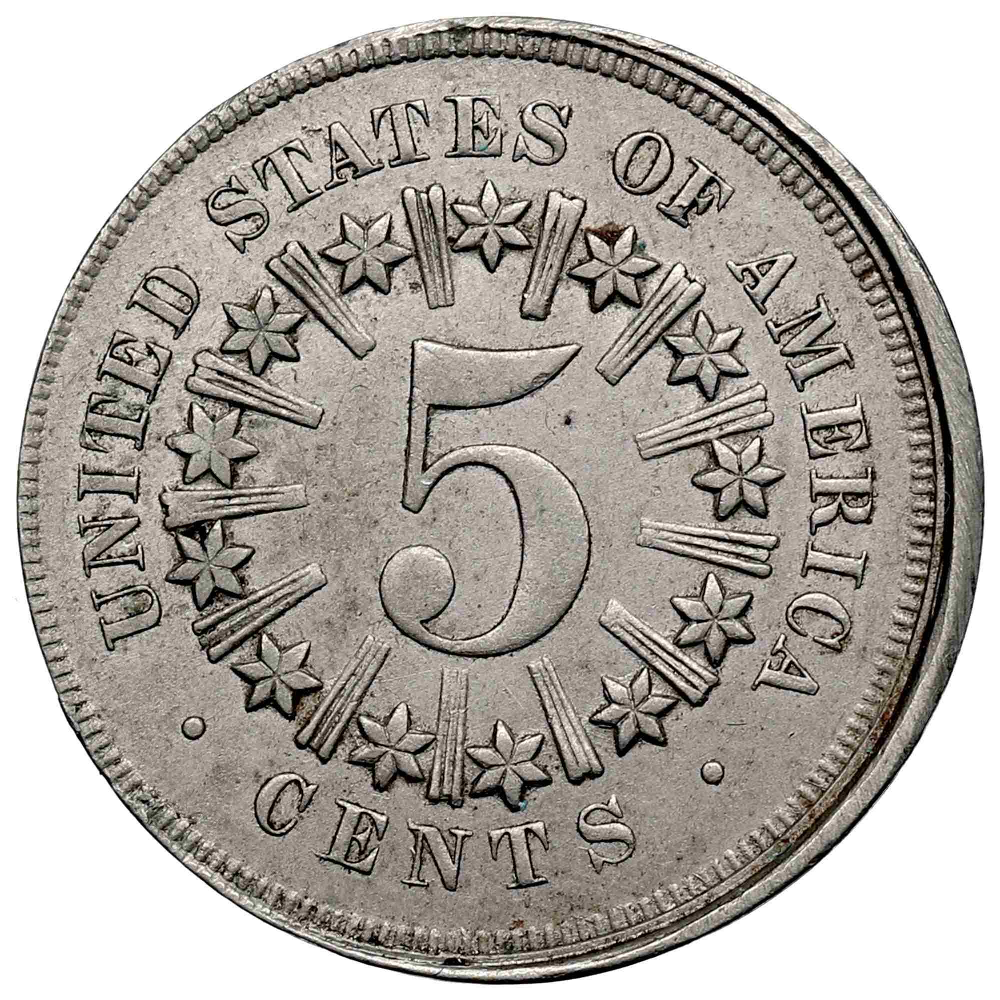 Maybe-Counterfeit-1866-And-1867-Shield-Nickels