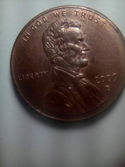 2009-D-Lincoln-Centen-With-A-Die-Chip-On-The-Reverse-Side.