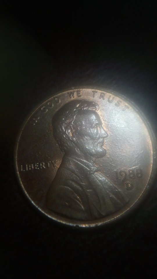 1988-D-Lincoln-Cent-With-The-Reverse-Side-RDV-006-?