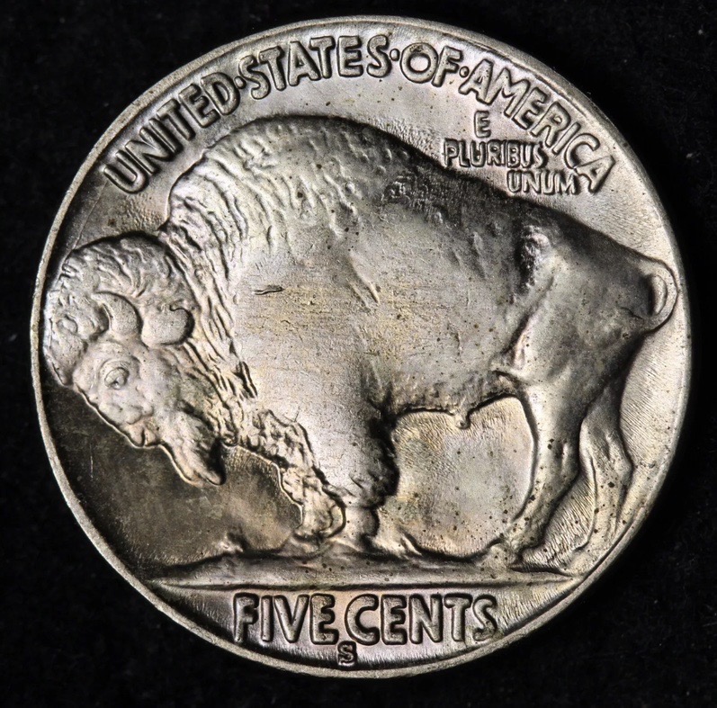 1931-S-Buffalo-5c-DDR-001.-What-Caused-Long-Streaks-Across-Indian's-Face-And-Buffalo's-Body?