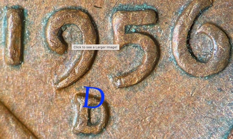 1956-D-&-D-Lincoln-Wheat-Cent---RPM-016,-FS-502