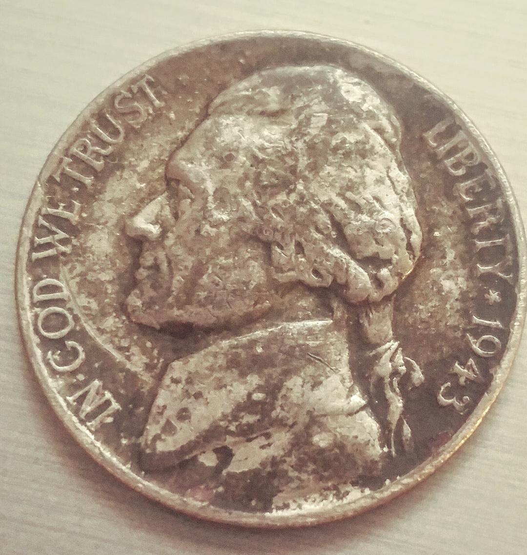 1943-Jefferson-Nickel---Reverse-Metal-Dots?