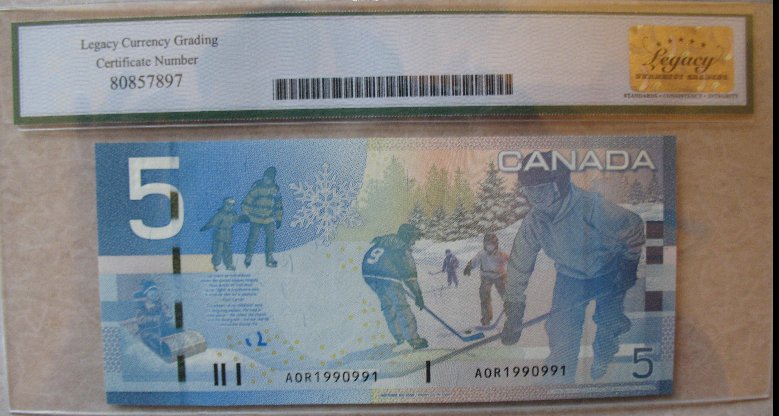 Legacy-Currancy-Graders-/-$5---2006-Radar-Note