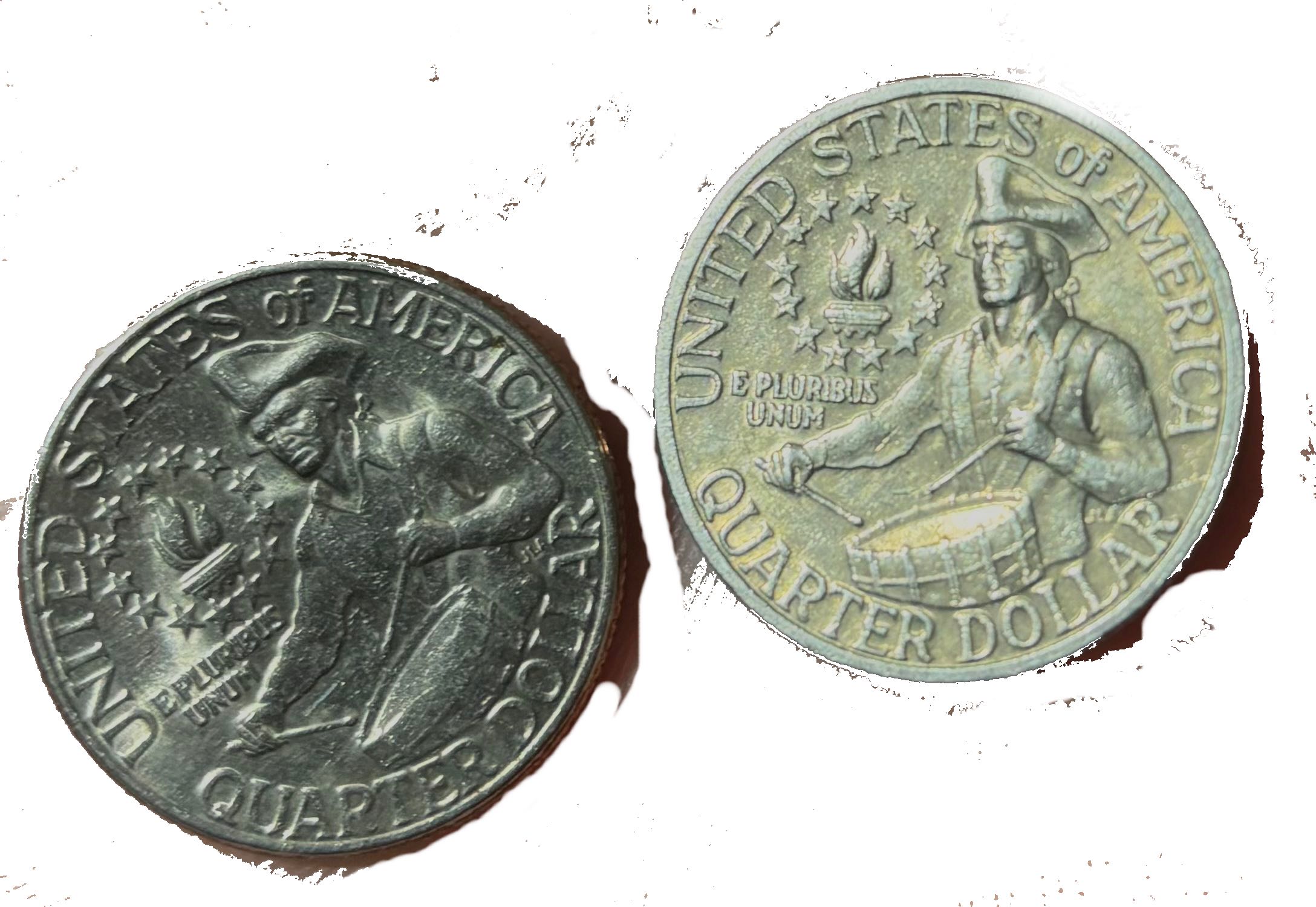 1976+-Bicenntenial-Quarter-With-Smooth-Edge,-Can-Anyone-Explain-What-I-Have