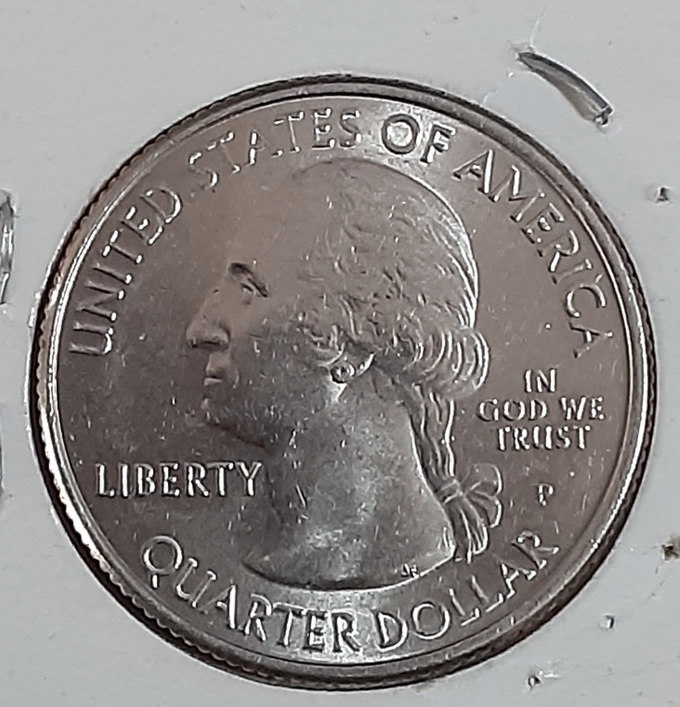 Cud-Like-Anomaly-On-Washington's-Ear-Lobe.-2019-P-Lowell-Ma-Quarter.