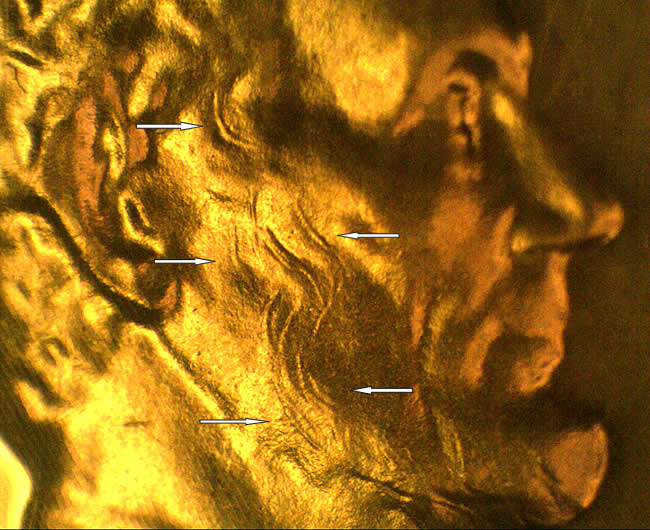 1971-S-Proof-Cent-With-Facial-Lines,-Re-Engraved-Or-Part-Of-Design?