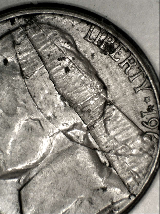 1967-Jefferson-Nickel-With-A-Large-Lamination