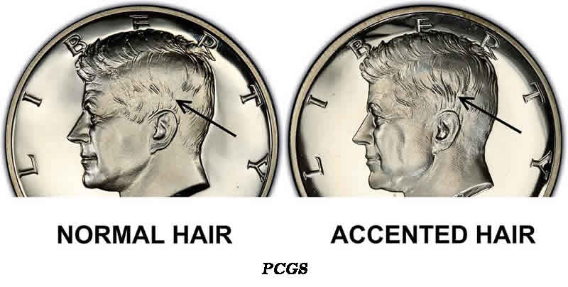 1964-Half-Dollar-Proof-Accented-Hair