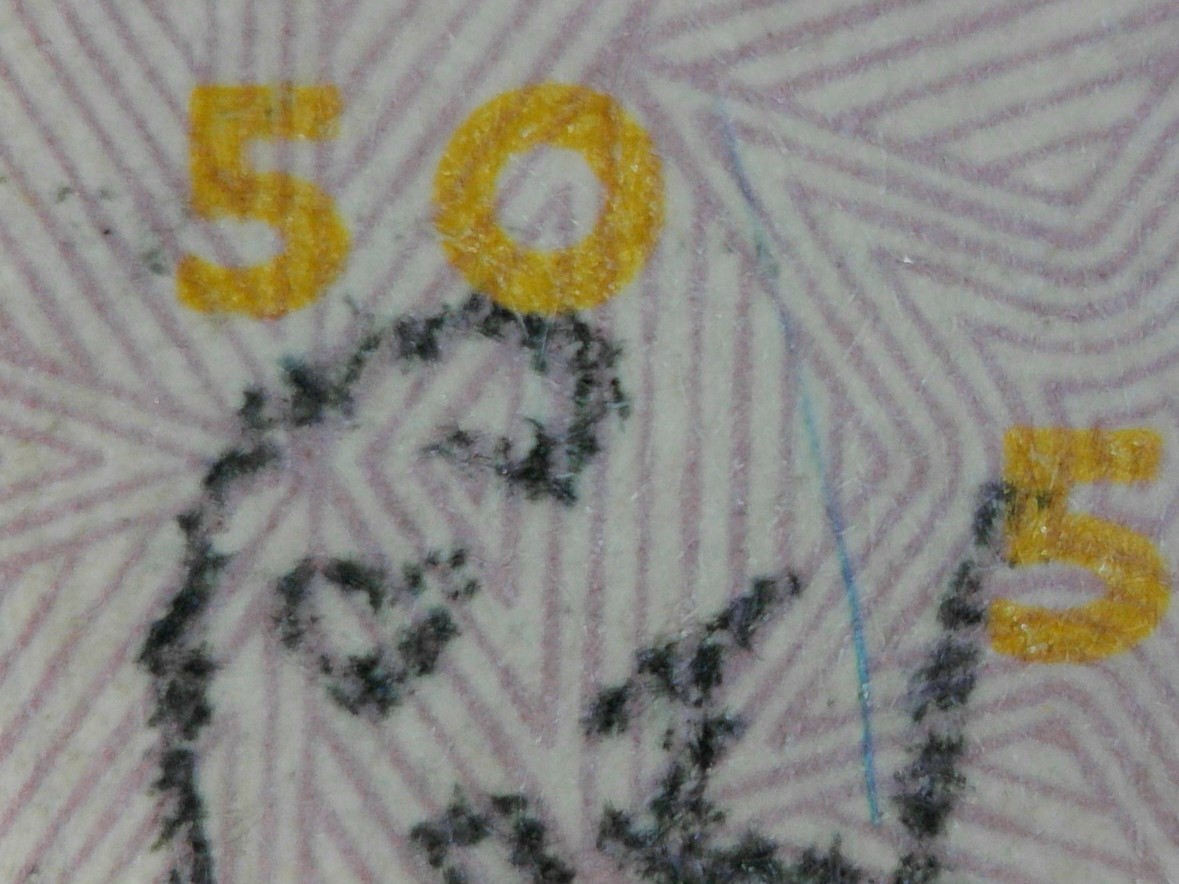 2013-$50.00-Bill-With-Strange-Writing-On-The-Reverse.