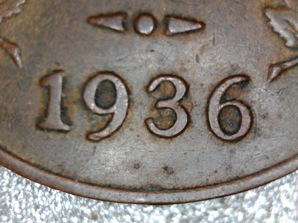 1936-Canadian-1-Cent-*dot*-Cent.-Please-Help-Identify.-Real-Or-Perfectly-Placed-Dirt-Spot