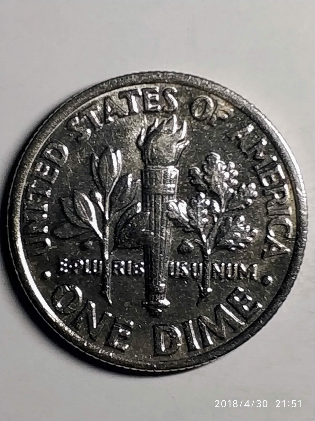 1983-P--Roosevelt-Prominent-Thick-Stout-Letter-&--Symbolic-Picture-Dime